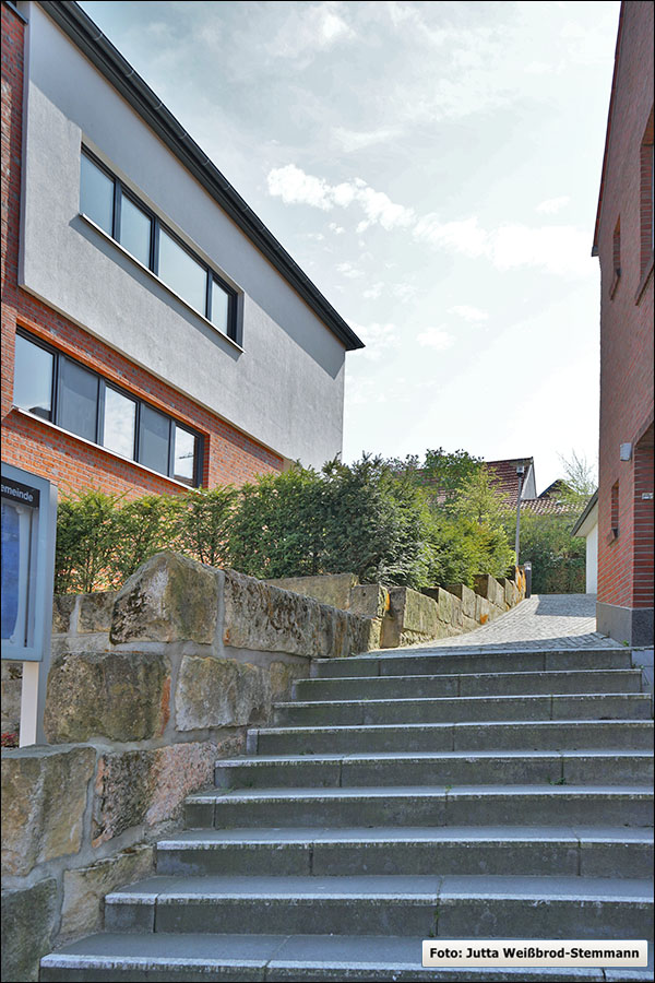 Leverkinckstiege, Blick nach Süden