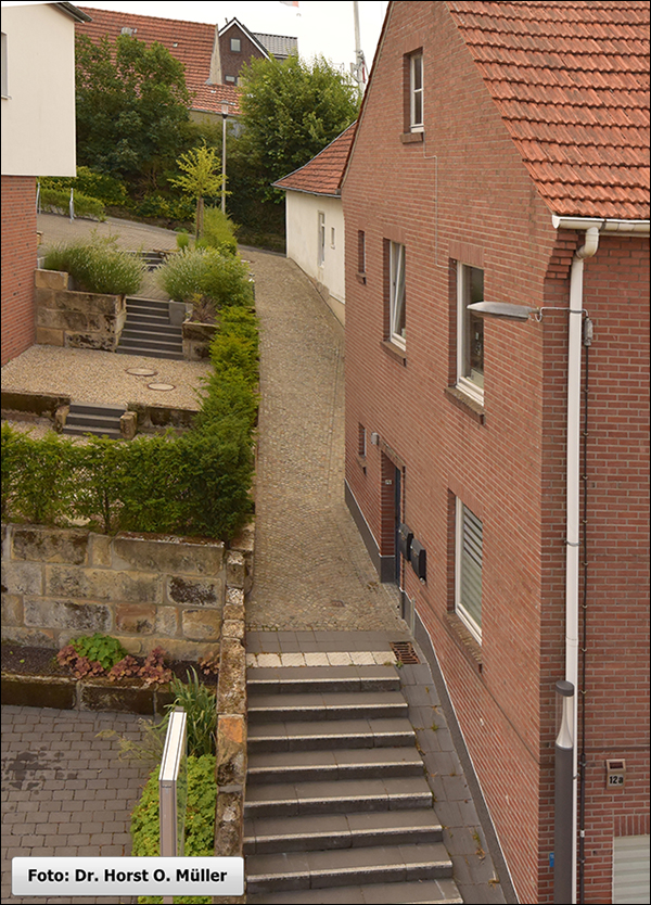 Leverkinckstiege, Blick nach Süden