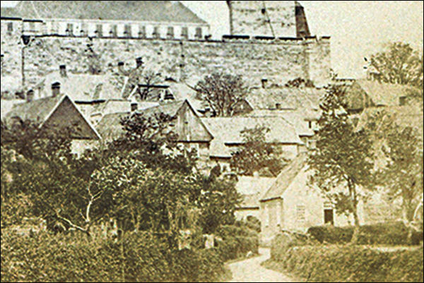 Bentheimfoto 1871 mit Lingerstiege