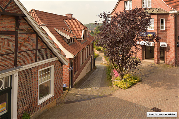 Blick aus erhhter Position auf die Hellendoornstiege