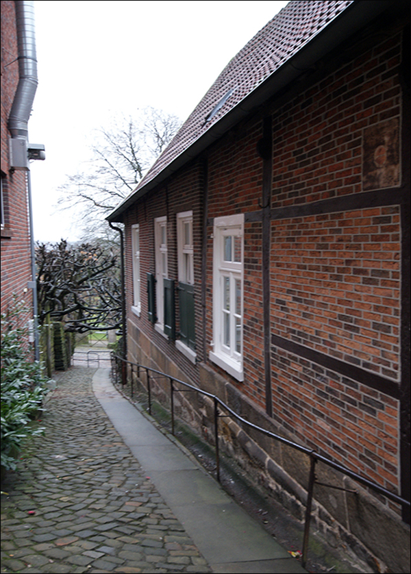 Blick durch die östliche Hellendoornstiege, nach Süden
