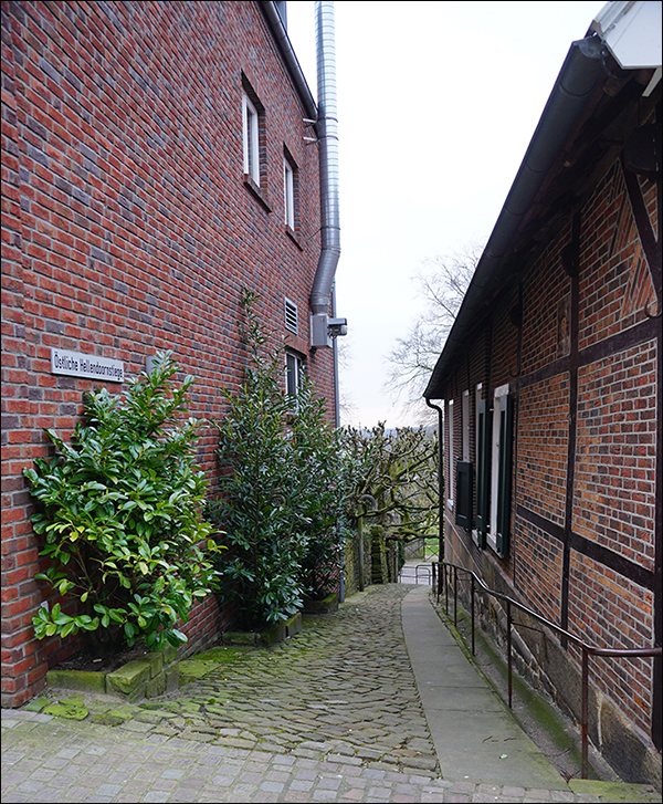 Blick durch die östliche Hellendoornstiege, nach Süden