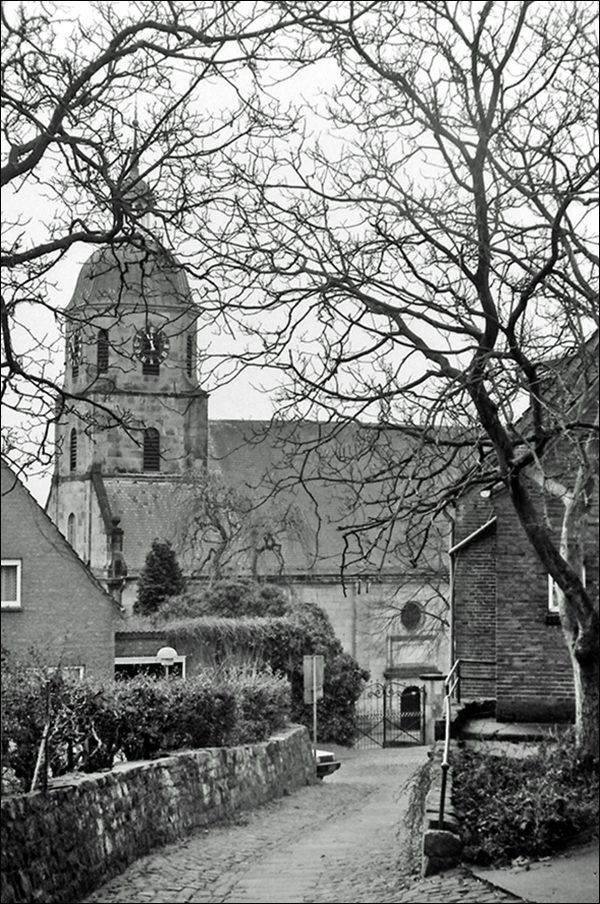 Wittkampstiege, Blick nach Sden, zur reformierten Kirche