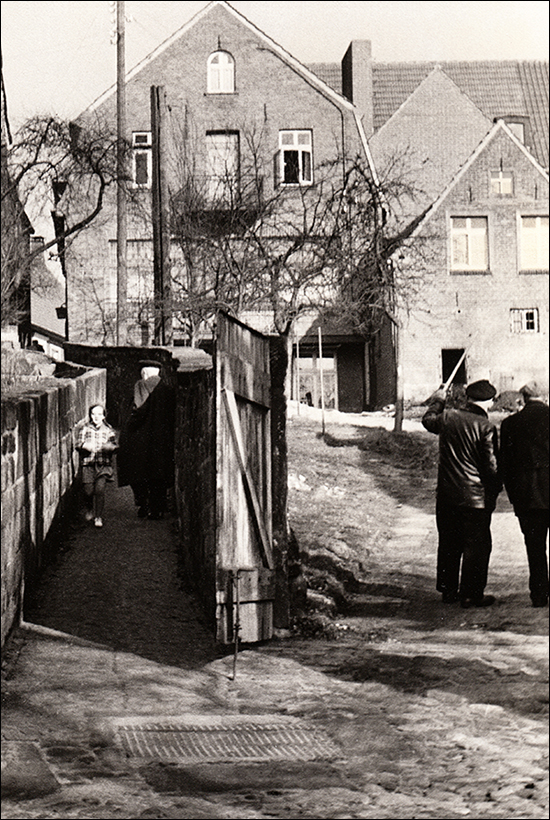 Historisches Foto: Großfeldstiege von Süden