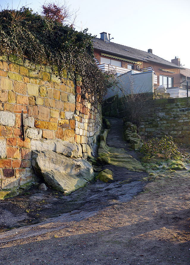 Blick zur unteren Leemhuisstiege