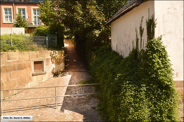 Untere Franziskusstiege, Blick nach Norden