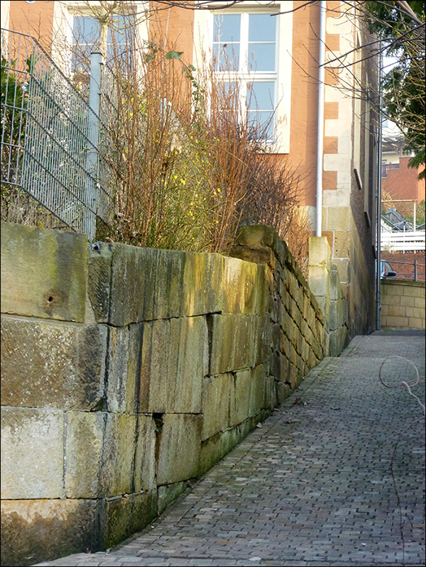 Obere Franziskusstiege, älterer Bauzustand