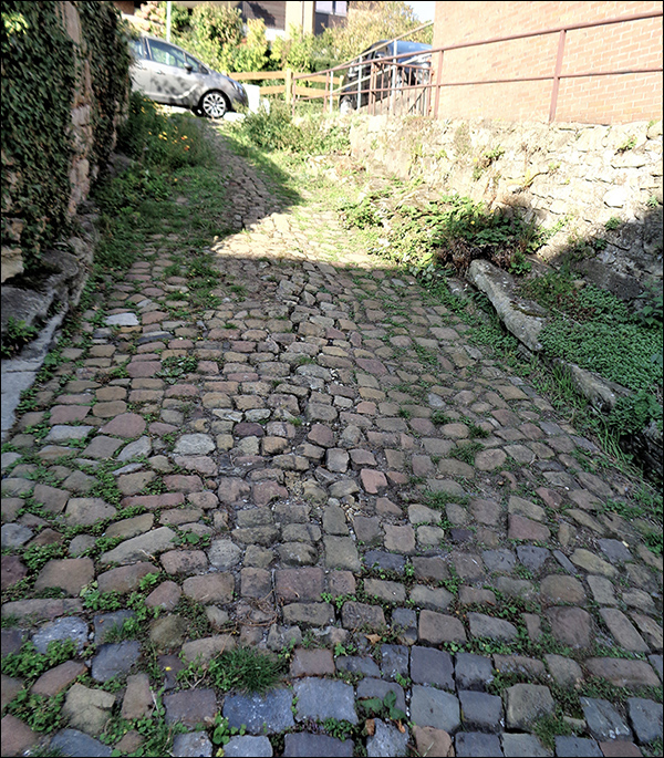 Kurze Stiege, Blick nach Norden