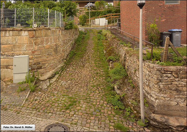 Kurze Stiege, Blick nach Norden, Stangenaufnahme