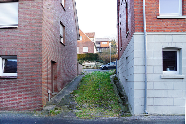 Blick von Sden auf die Gosselstiege