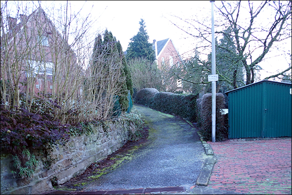 Flossstege, noch zugnglich, Blick nach Norden