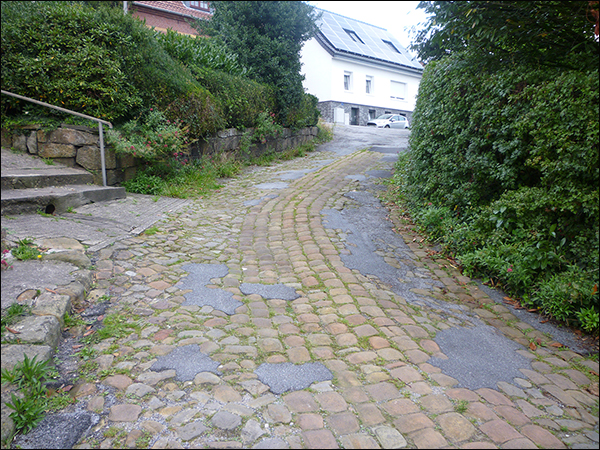 Blick durch die Lippoldstiege nach  Norden