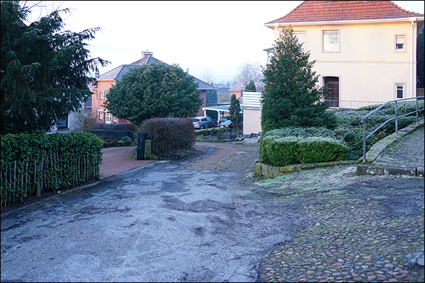 Blick durch die Lippoldstiege nach Südwesten