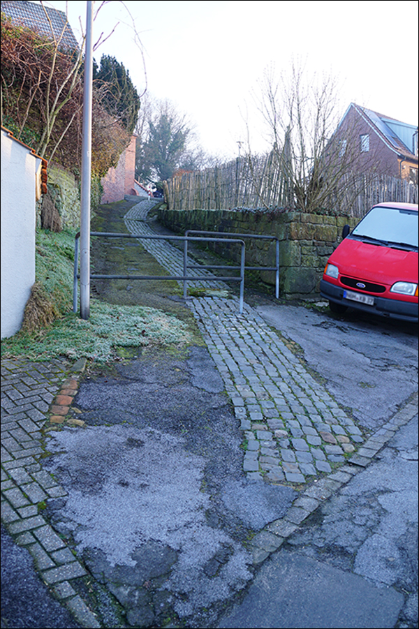 Hunschestiege, Blick nach Norden