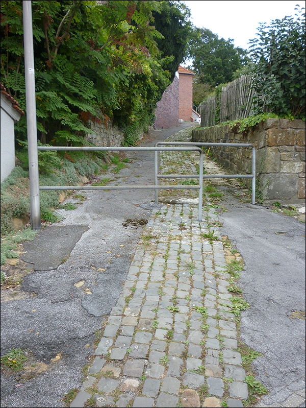 Hunschestiege, Blick nach Norden