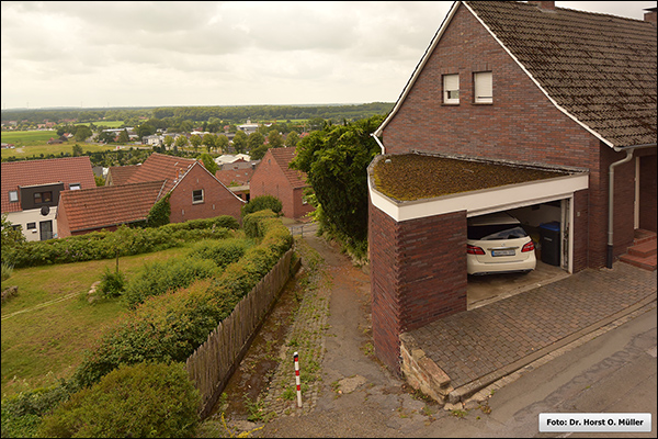 Hunschestiege, Blick nach Süden