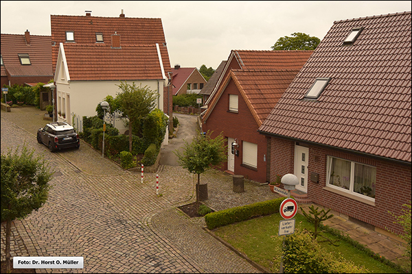 Blick aus der Wilhelmstrae in die Grnestege